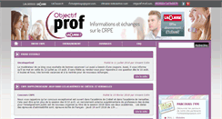 Desktop Screenshot of objectif-prof.com
